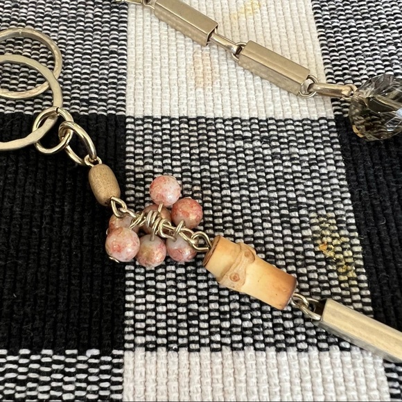 Loft Beaded Gold Plated Long Necklace - Picture 7 of 7